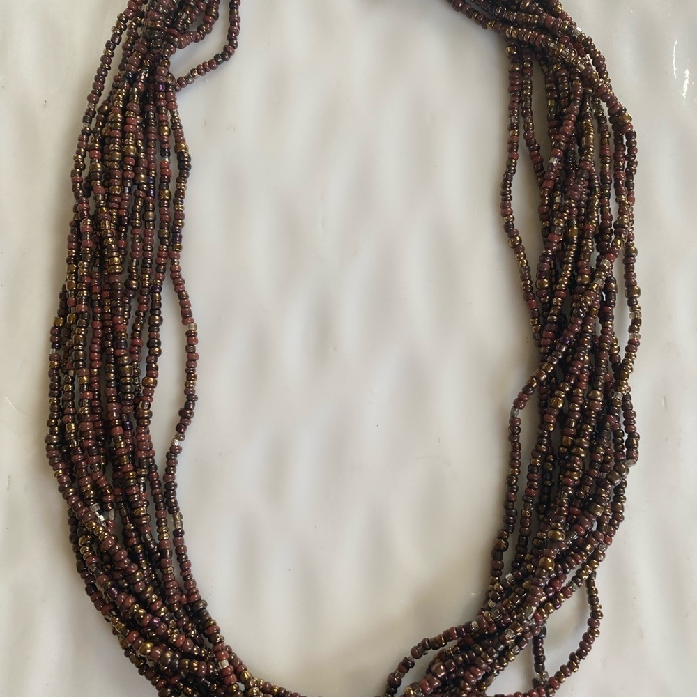 Silpada Multistrand Beaded Necklace 18” inches - Picture 9 of 9